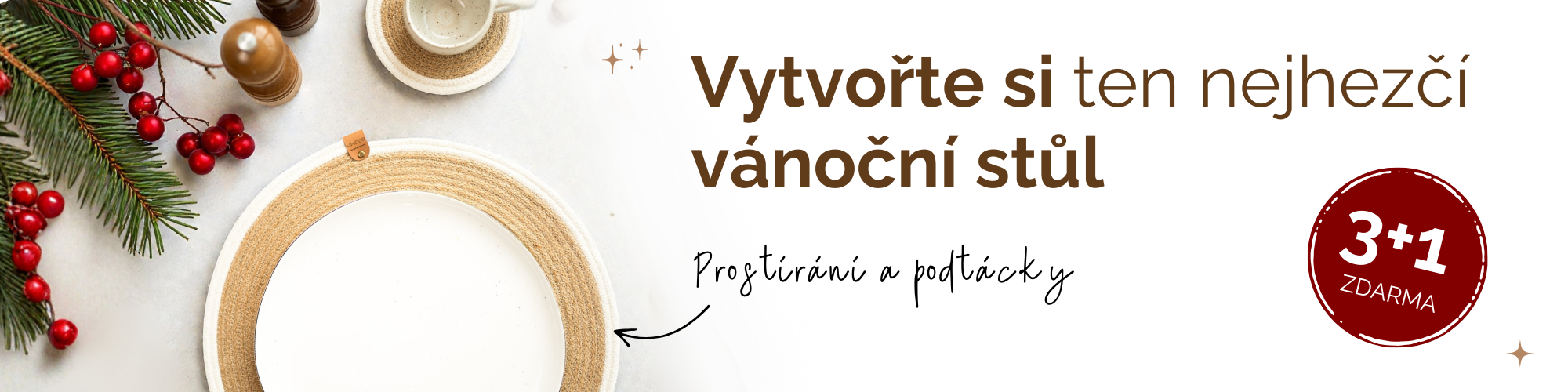 Banner kategorie prostírání